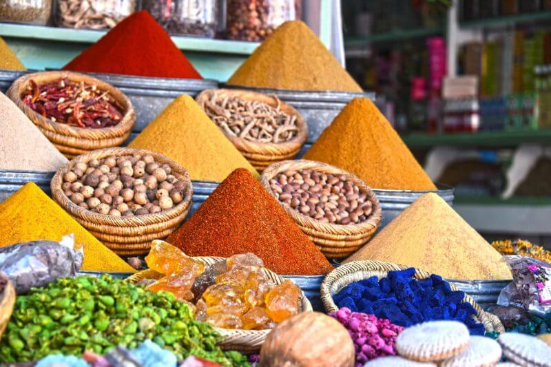 marktkraam in marrakech